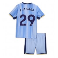 Camiseta Tottenham Hotspur Pape Matar Sarr #29 Visitante Equipación para niños 2024-25 manga corta (+ pantalones cortos)